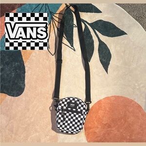 Vans Checkered Black and White Belt Bag